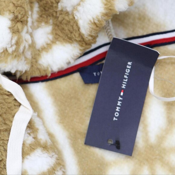 NWT Tommy Hilfiger Jacket 1676aee8202536 Small Soft Ivory / Light Fawn Brown - Picture 6 of 7